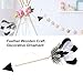 Produktbild duhe189014 Craft Dekorative Ornament Anhänger, Feder Holzpfeil Anhänger Spiel Zelt Dekoration Wandbehang Home Decoration