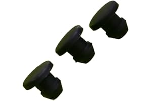 GatherTOOL 10 pièces/Ensemble Noir 4.5mm à 50.6mm Bouchons en Caoutchouc de Silicone T Type Couvercle de Prise Joint encliquetable Obturation Embouts Bouchon d'étanchéité (Color : 10pcs, Size : 10mm)