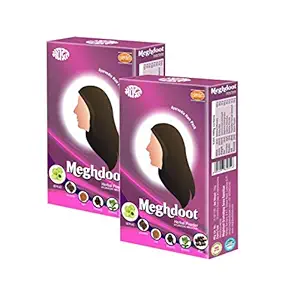 Meghdoot Herbal Powder Dry Hair Wash 200gm (Pack of 2)