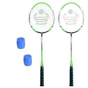 Cosco CBX-555N Badminton Racket Pair with Plastic Grip (Pack of 2)