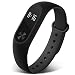 Produktbild Big-Mountain Xiaomi Mi Band 2 Smart Armband | Armband Pulsmesser Fitness Tracker | IP67 Wasserdichtes BT4.0 Bluetooth Smart Uhr | Intelligentes Smart Watch Armbanduhr (Schwarz)
