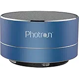 Photron P10 Wireless 3W Super Bass Mini Metal Aluminium Alloy Portable Bluetooth Speaker with Mic (Blue)