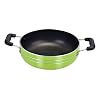 Tosaa Non-Stick Kadhai Green , 19cm