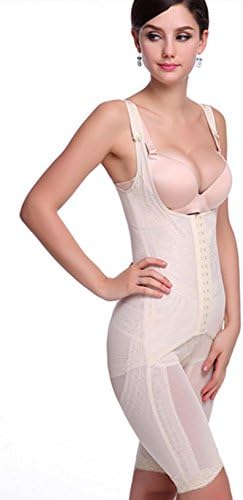 Women's Large Size Thin Section Postpartum Abdomen Lumbar Fat Burning Bodysuit Siamese Body Tights Body-tight Charming Corset, 3, M