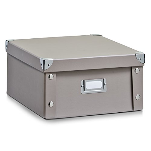 Preisvergleich Produktbild Zeller 17662 Aufbewahrungsbox, Pappe, taupe