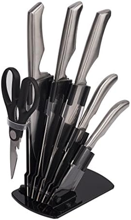 Knives Set of 7 by HuaXing GongMao, Sharp Stainless Steel Blade + Non-slip Handle + 100% Lifetime Guarantee