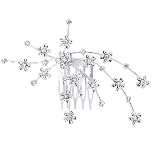 Wedding Bridal/Bridesmaid Hair Comb Decoration---Silver