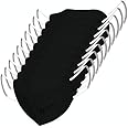 Promisca N 95 Face Mask Ear Loop Style Protective Face Mask 5 layered filtration with genuine Meltblown and Hot Air Cotton (Pack of 10 Mask) (Medium, Black)