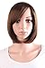 MapofBeauty Beautiful Women's Short Straight BOB Wig (Light Brown)