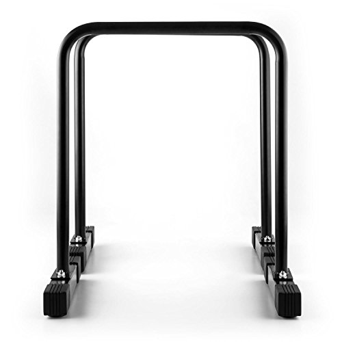 CAPITAL SPORTS Alongs Parallettes Core Trainer Fitness (Equalizer, Stahlrohrgestell, Griffpolster, Tragfähigkeit 180 kg, platzssparend) - 4