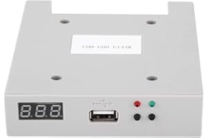 TANGXI Redxiao Diskettenlaufwerk, 1,44 MB USB Praktisches FDD-UDD U144K SSD-Diskettenlaufwerk-Emulator für industrielle Steuerungen Floppy Emulator