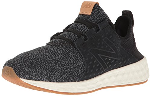 New Balance Fresh Foam Cruz, Zapatillas Deportivas para Interior para Mujer, Negro (Black/White), 37 EU - New Balance
