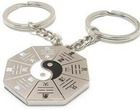 DROVE Cute Couple Bagua Array Love Keychain Key Ring