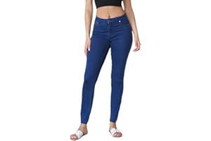 UC Ex High Street Brand Shaping Jeans for Women UK, High Waisted Jeans Womens Blue Ladies Jeans Mid Rise Stretchy Denim