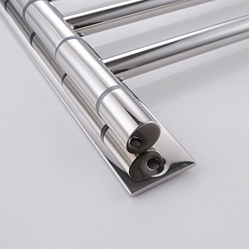 KES Badetuchstange mit 2 bewegliche, aus hochwertigem Edelstahl, zur Wandmontage, Chrome, A2102S2 - 7