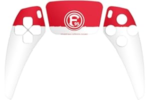 DeinDesign Skin kompatibel mit Sony Playstation 5 Controller PS5 Folie Sticker F95 Wappen Fortuna Düsseldorf
