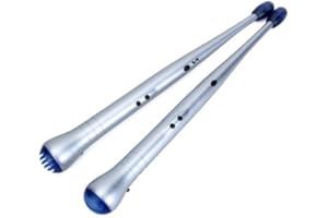 TNFEEON Drumsticks Pair Electric Rhythm Drum Air Drumsticks Novelty Musical Instrument Silver Kids Gift