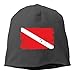 Produktbild Proud Clothing Scuba Diving Dive Flag Unisex,Women/Men Wool Hat Soft Stretch Beanies Skull Cap Christmas, Black