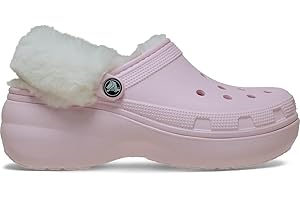 Crocs Classic Platform Fuzz Lined Clog