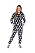 Mädchen Jumpsuit Overall Schlafanzug langarm - Sternenmotiv - 271 667 97 004, Farbe:hellblau;Größe:140