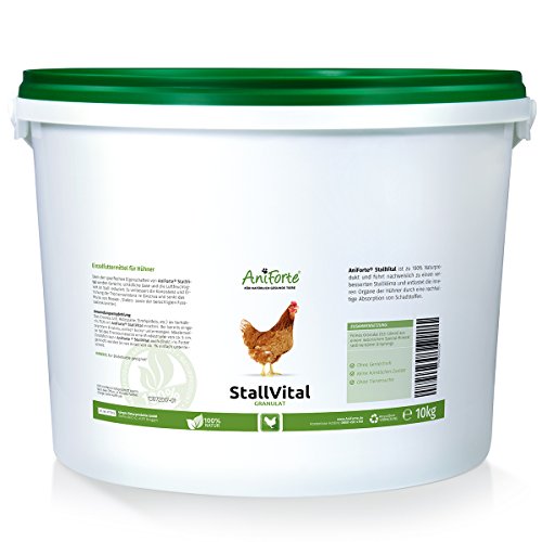 AniForte Stall Vital Granulat 10 kg - versch. Größen - für verbessertes, keimfreies Stallklima- Naturprodukt für Hühner