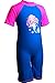 H2O Mermaid Sunsafe UPF40+ Girls and Babies All In One Piece Suit - Royal - 6/12 Months