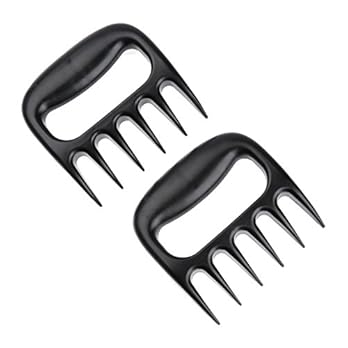 Hicello 2pcs Fleisch Shredder Krallen Starke Zugkraft Pork Schweinefleisch Puller Bbq Gabel Claws