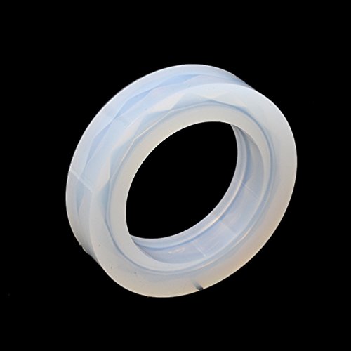 YNuth Silikonform Gießform Armband Breit Transparent Schmuck DIY Durchmesser 6.2cm - 3