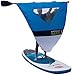 Produktbild Segel mit transparentem Fenster für gelegentliches Paddleboard-Surfen (Blau/Weiß)
