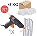 Produktbild Set 2 KG Klebesticks mit 1x Klebepistole Heißklebepistole Heissklebepistole Pistole Heisskleber Kleber Heißklebesticks Heißkleber Heißklebestifte Heißklebepatronen Heißklebesticks