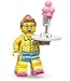 Produktbild LEGO Minifiguren Serie 11 – Diner Kellnerin in versiegelter Pack