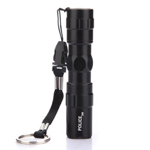 FPBS Superhelle Wasserdicht LED Gehäuse Taschenlampe Spritzwassergeschützt, für Erwachsene und Kinder, Aktivitäten im Freien, Schwarz - 2