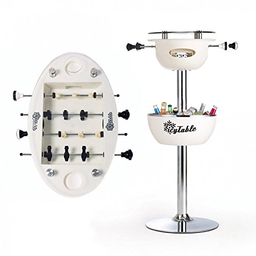 Tavoli bar "Calcetto " con portaghiaccio (Nero)