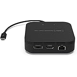 Belkin Thunderbolt 3 Dock Standard mit Thunderbolt 3-Kabel (Thunderbolt Dock für Mac und Windows), Anschluss von 2 Monitoren 