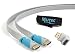 Produktbild MutecPower 1 meter High Speed Flaches HDMI Kabel mit Ethernet - 1.4a- unterstützt Full HD 3D & Audio Return Channel-[Die Späteste HDMI Version Verfügbar] 1M mit HDMI-Adapter und Kabelbinder im Pack enthalten