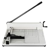 schneidemaschine papier dahle [SICHERHEIT] - Der A3-Papierschneider verfügt über einen Verriegelungsmechanismus für Zweihandbedienung. Dies hilft sicherzustellen, dass die Hände oder Finger des Benutzers vollständig von der Klinge fern bleiben