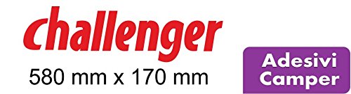 2 pegatinas-58 x 17 cm, diseño de caravana-CHALLENGER -