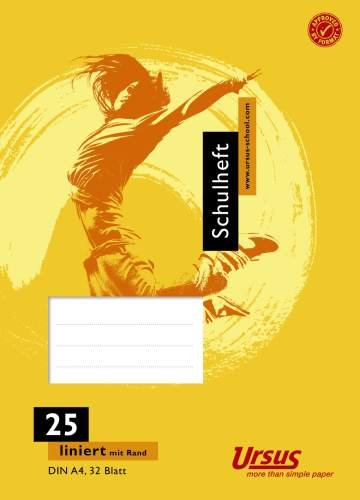 Preisvergleich Produktbild Heft A4 32BL Lin25 Lin. m.R.