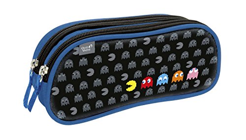 Quo Vadis Pac-Man 241810Q - Estuche escolar con 2 compartimentos de 23 x 10 cm Quo Vadis Pac-Man 241810Q - Estuche escolar con 2 compartimentos de 23 x 10 cm