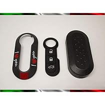 Guscio Chiave Per Fiat E Lancia - Ricambio In Plastica Nero, Con Lama E Pulsanti - Foto 7