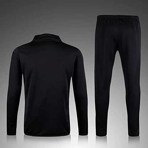 Atletico Madrid Trainingsanzug, Saison 2016 / 2017, Set aus Jersey und Trainingshose, Schwarz - 2