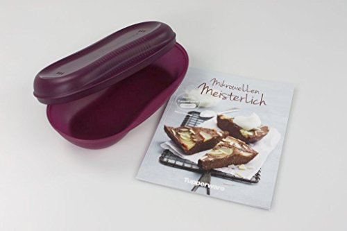 TUPPERWARE lila Omlett-Meister Mikrowelle + Kochheft Mikrowelle meisterlich 10731