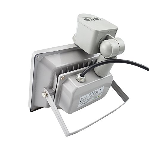 GLW 20W LED Nachtlicht mit Bewegungsmelder, LED Sensor Lampe Strahler Fluter Außenleuchte Außenstrahler Wandstrahler, 1600Lm, Kaltweiß 6000 K, Wasserfest IP65, Europäischer Stecker, für Flur Garten Garage - 3