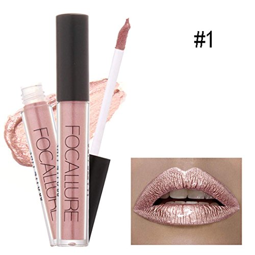 CRAVOG Nouveau Sexy Métallique Métal Mat Rouge à lèvres Liquide Lèvre Maquillage