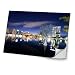 Produktbild Städte 10037, Stadt bei Nacht, Skin-Aufkleber Folie Sticker Laptop Vinyl Designfolie Decal mit Ledernachbildung Laminat und Farbig Design für Laptop 10.2"