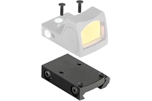 SPINA OPTICS Ruggedized miniatura RMR Red Dot Reflex Low Picatinny Rail Mount/piastra di montaggio/adattatore per RMR e SRO