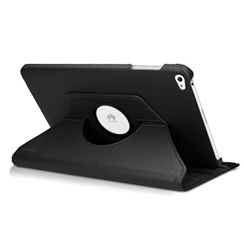 kwmobile Hülle für Huawei MediaPad T2 10.0 Pro – 360° Standfunktion Case Tablet Schutzhülle Kunstleder – Smart Cover Tabletcase Schwarz - 2