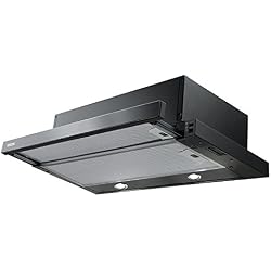 FRANKE 110.0439.279 | Telescopic glass | Hotte aspirante | FTC 601 BK GL | Couleur: Noir verre/Noir