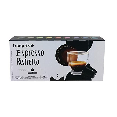 Preisvergleich Produktbild franprix 10 Stück Kapseln Kaffee Espresso Ristretto