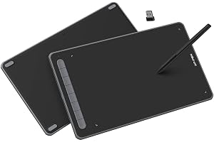 XP-PEN Deco LW Graphics Drawing Tablet 10x6 Inch Working Area Digital Pen Bluetooth Wireless Tablet with X3 Smart Chip Pen Tilt Function 8 Shortcut Keys (Black)